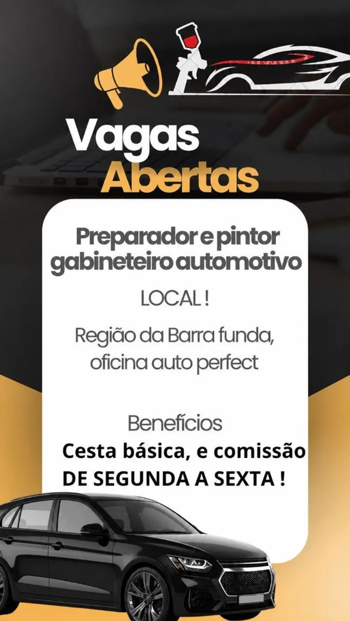 Vagas disponíveis , ótimo salário .