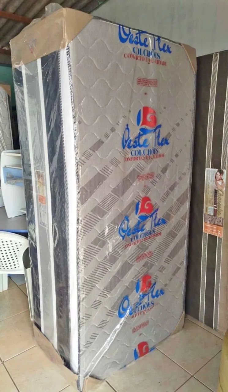 Cama box solteiro (novo) 