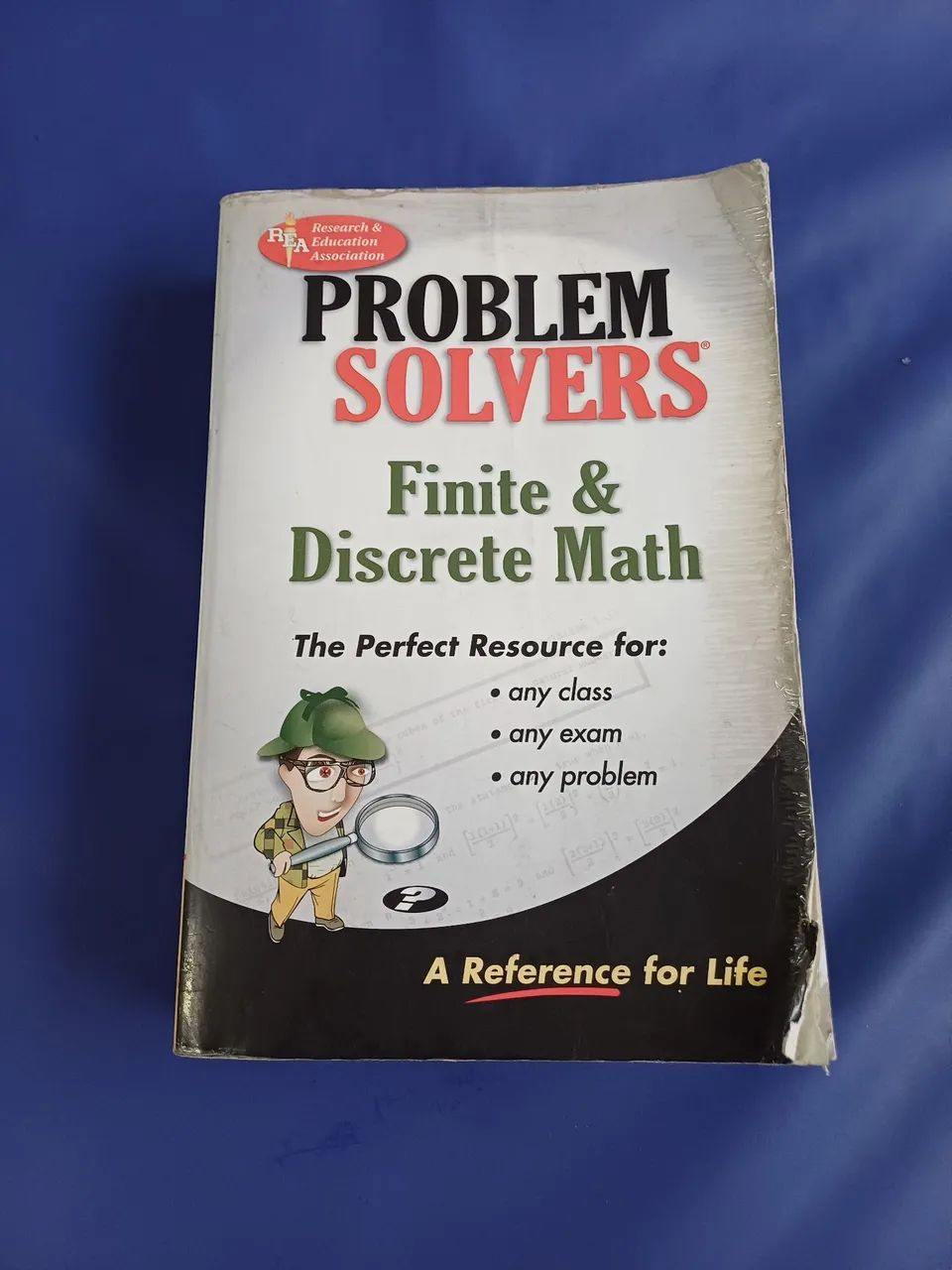 Raro Livro Finite & Discrete Math Problem Solver REA (Usado)