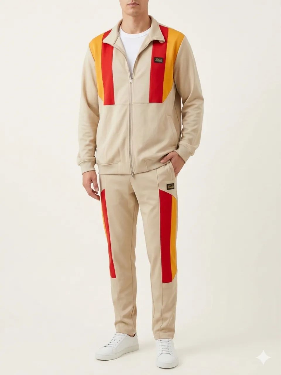 MOLETOM BEGE - WELL KNOWN BRAND - CALÇA + CASACO - Foto 3