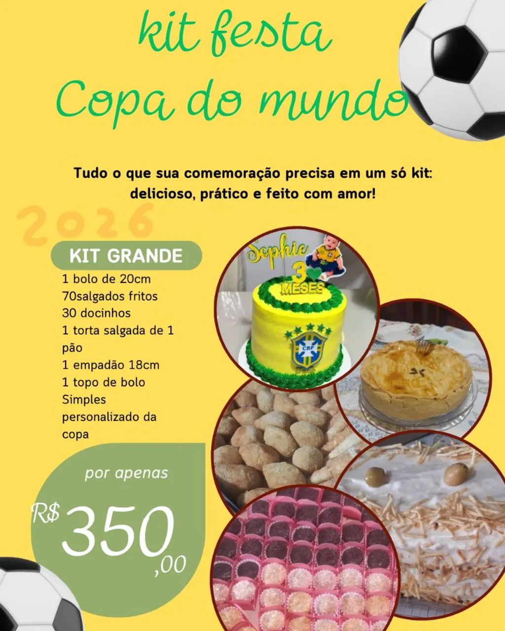 Kit festa copa do mundo - Foto 2
