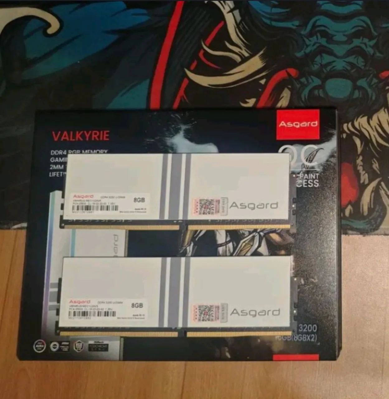 16GB (2x8) DDR4 Asgard Valkyrie V5