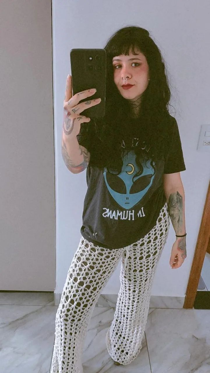 Calça de croche - Foto 4