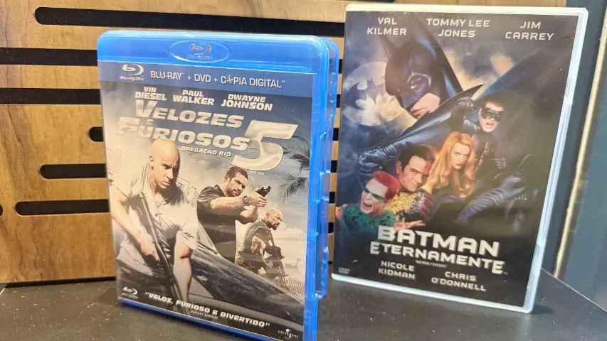 Velozes e Furiosos 5 (Blu Ray Original Brasileiro) + Brinde DVD Batman Eternamente