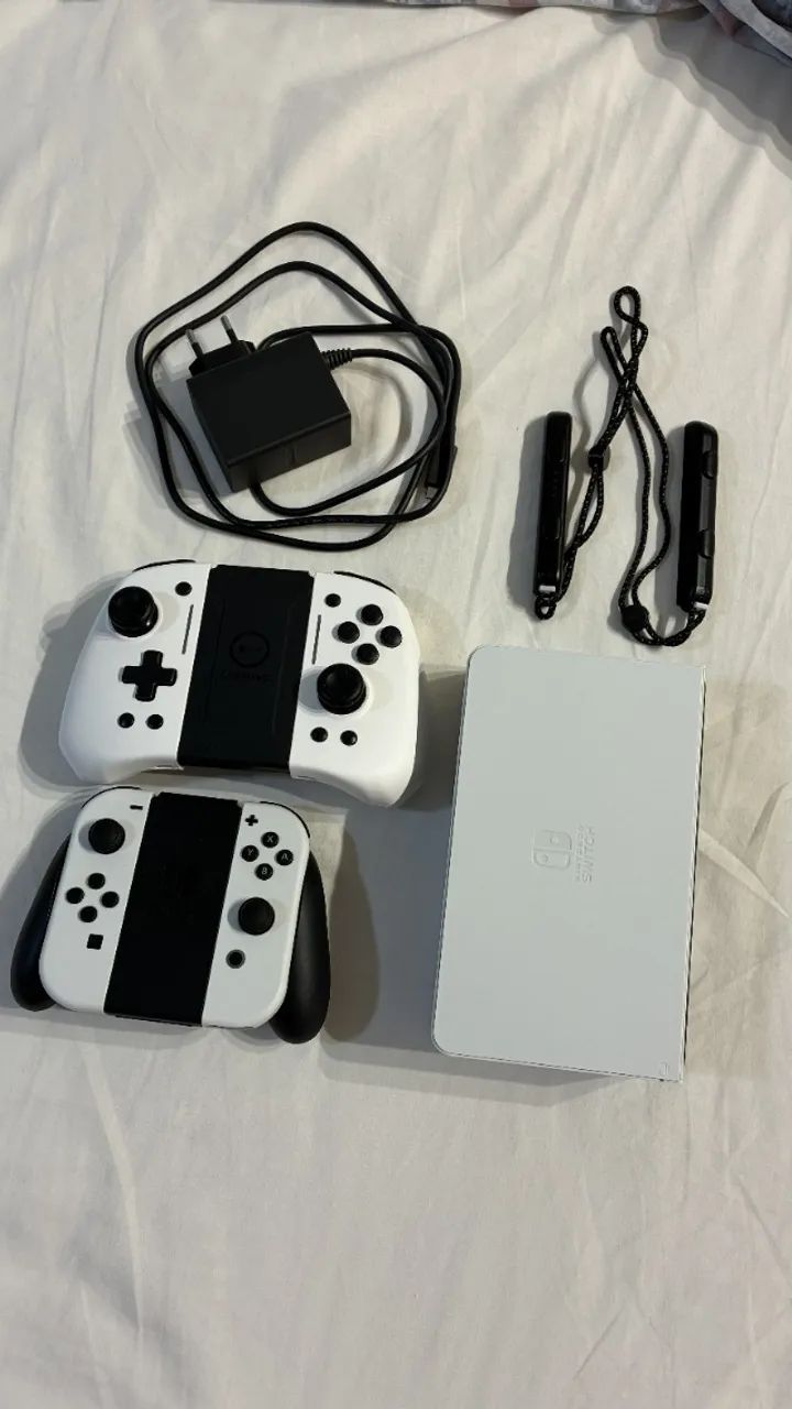 Nintendo Switch OLED com controle Hall Effect - Foto 3