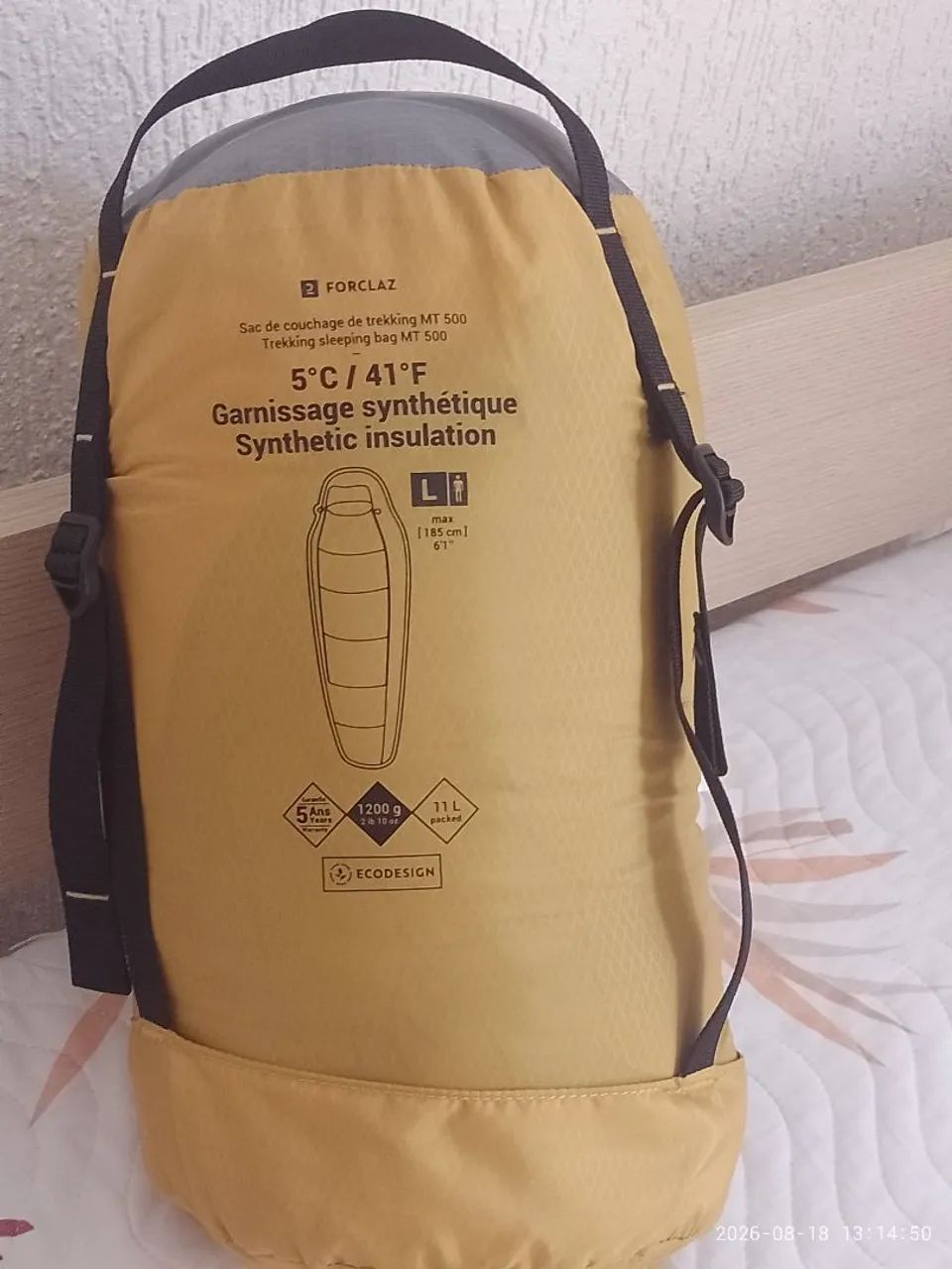Saco de dormir de acampamento 