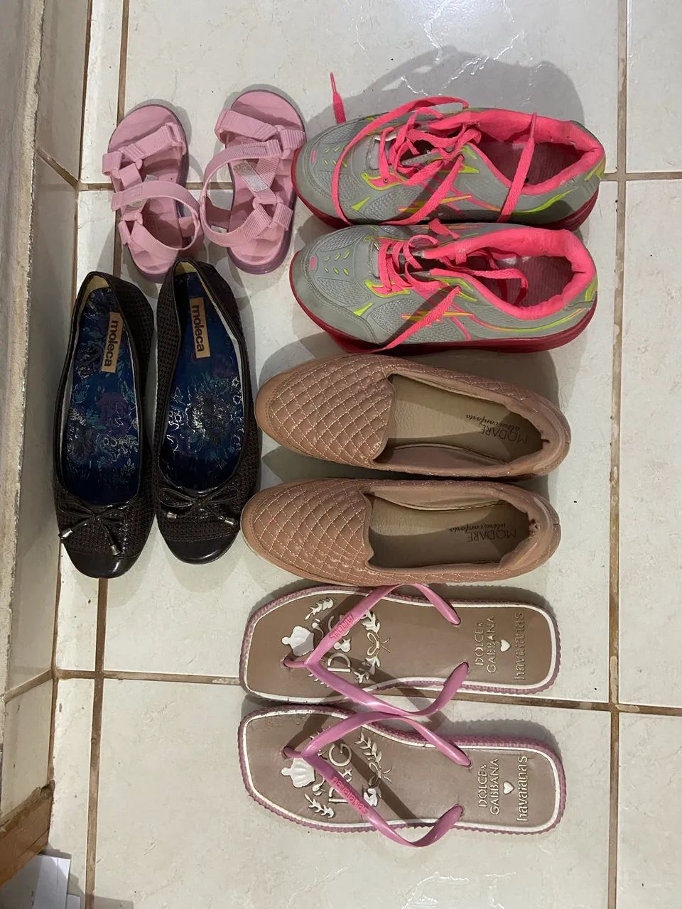 Sapatos usados