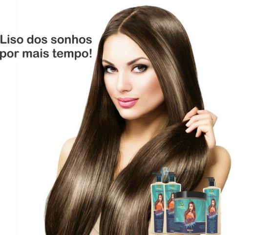 Liso Leve e Solto Hábito Cosméticos Hidratação Reconstrução Cauterização - Foto 4