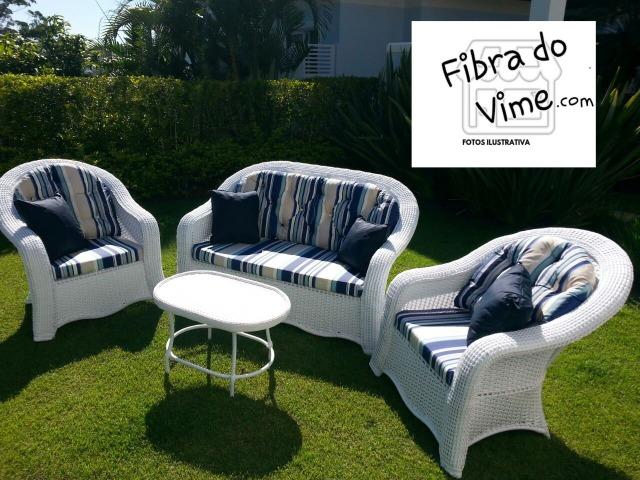 Conjuntos de Sofas e Poltronas Para Jardim em Fibra Sintetica - Materiais  de construção e jardim - Batel, Curitiba 612640154 | OLX