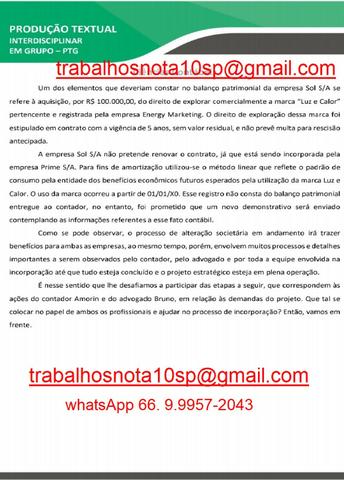 Assessoria e Assistência Acadêmica Empresa Prime S/A e Empresa Sol S/A - Foto 4
