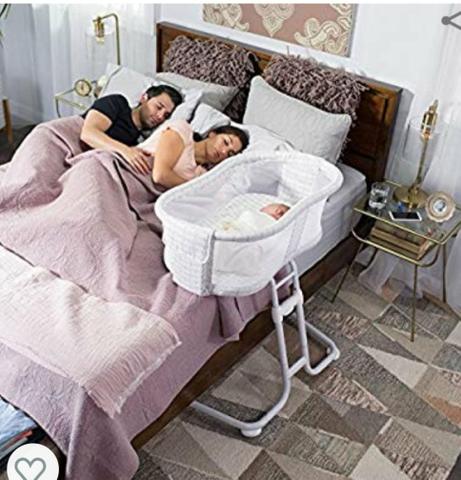 Berço Moisés p/ lateral da cama de casal - Foto 3
