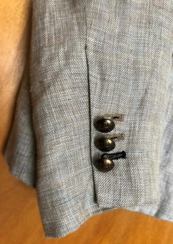 Blazer Zara de linho, forrado, tam. 42, usado - Foto 5