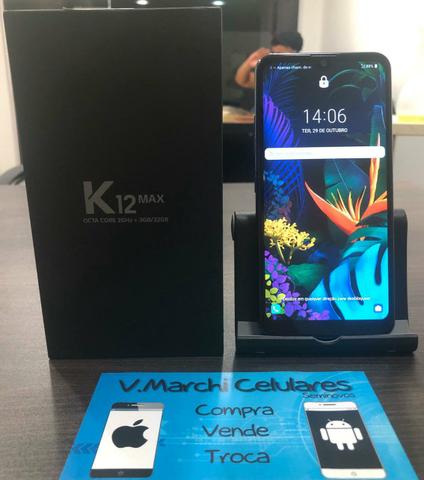 LG K12 Max Preto- 32gb completo com 3 meses de garantia - Foto 2