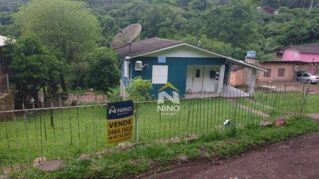 Casa com 2 dormitórios à venda, 55 m² por r$ 75.000,00 - morro negro - taquara/rs