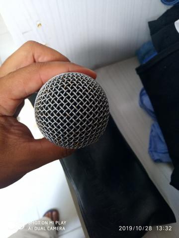 Microfone SHURE SM58 - 400 reais - Foto 4