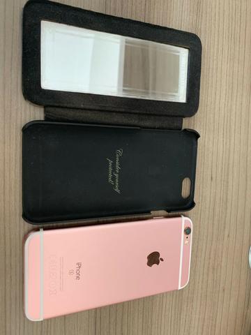 Iphone 6s 128Gb Rose Gold em Perfeito Estado Único Dono - Foto 4