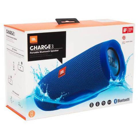 Caixa de Som JBL Charge 3+ Bluetooth Android celular