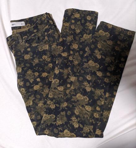 Calça Pool Feminina Floral Camuflada Tam 40 - Foto 3