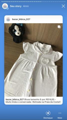 Bibica Utd - Blusas e vestidos 4, 6 e 8 - Foto 2