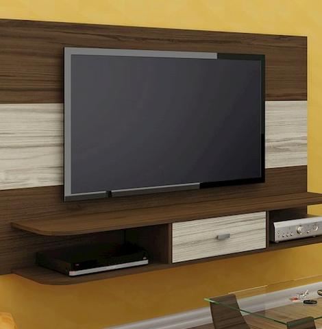 Painel para Tv Com suporte direto de Fabrica cor Amendoa Modelo Studio