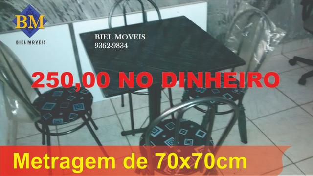Biel Móveis# Mesas de pedra ,novas, com 4 cadeiras, promoção, a partir de R$ 249,00