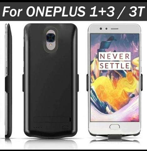 Capa e Power Bank One Plus 3
