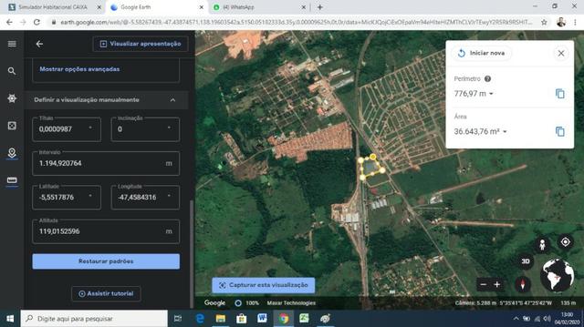 Área De 36.200m2 na Br 010 Em Frente Ao Loteamento Cidade Nova