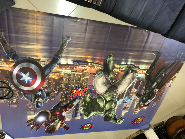 Painel e frente de mesa Vingadores - Foto 3