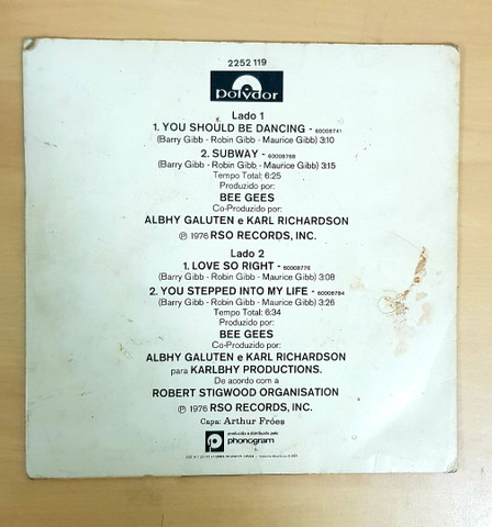 LP (compacto) Bee Gees  - Foto 2