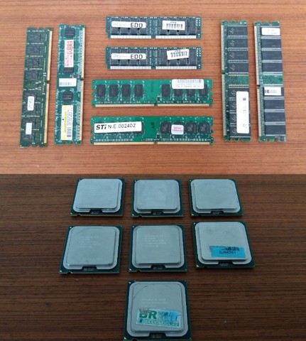Processadores e Memórias (Lote informática)