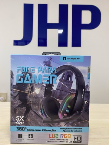Headset Gamer Sumexr SXGM2 RGB Loja Física Curitiba