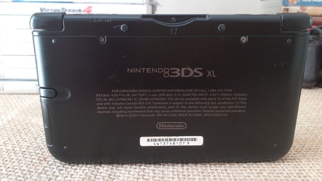 Nintendo 3DS XL desbloqueado com cartão 64 gigas