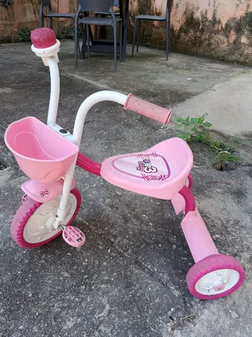 Triciclo Motoca Infantil 3 Rodas Alumínio Até 21kg Rosa You 3 Girl Nathor