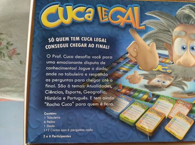 Combo - Jogo Cuca Legal 600 Perguntas + Jogo Mega Dicas