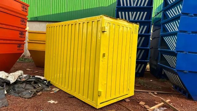 Caçambas para poli, Container Almoxarifado e escritorio Novo - Foto 6