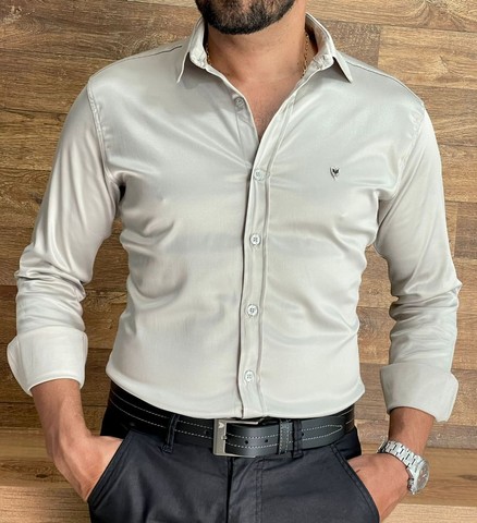 Camisas no Algodão Slim - Foto 3