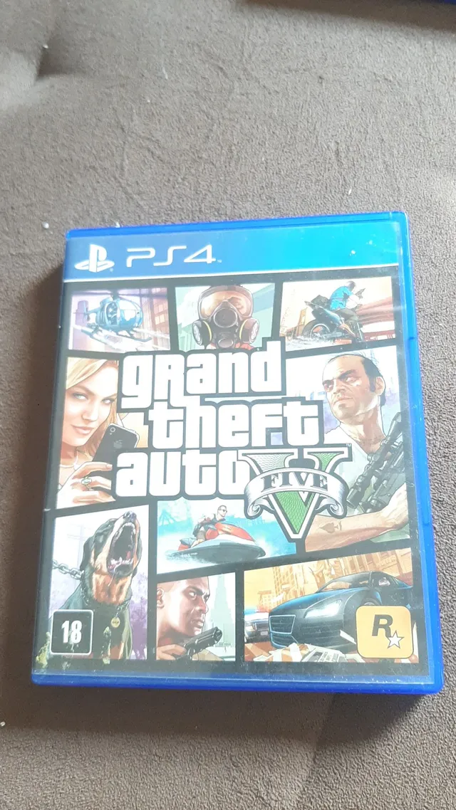 Jogo Ps4 Gta 5, Jogo de Videogame Rockstar Usado 90291306