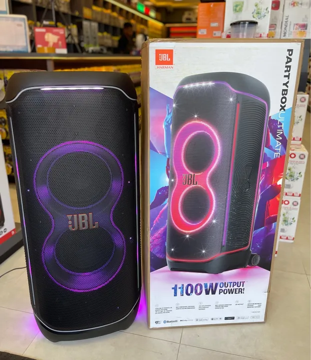 Caixa de som jbl 1.100w de potência ?