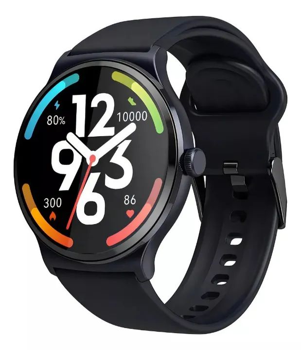 Relogio Smart Smartwatch Haylou Solar Lite Android Ios Azul Escuro - Novo Loja Coimbra