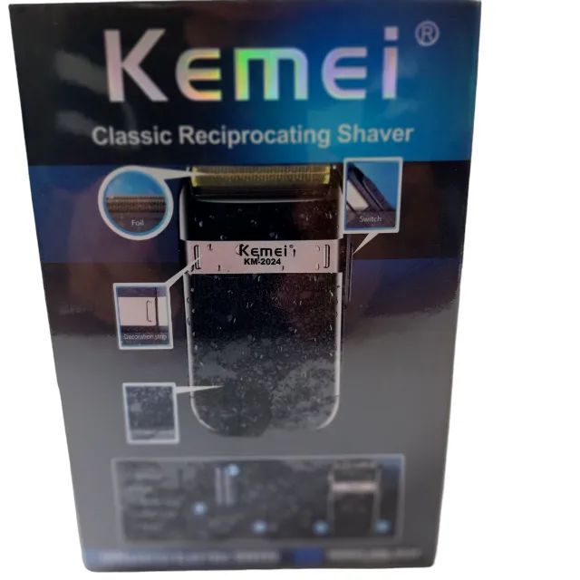 Barbeador elétrico Kemei Km 2024