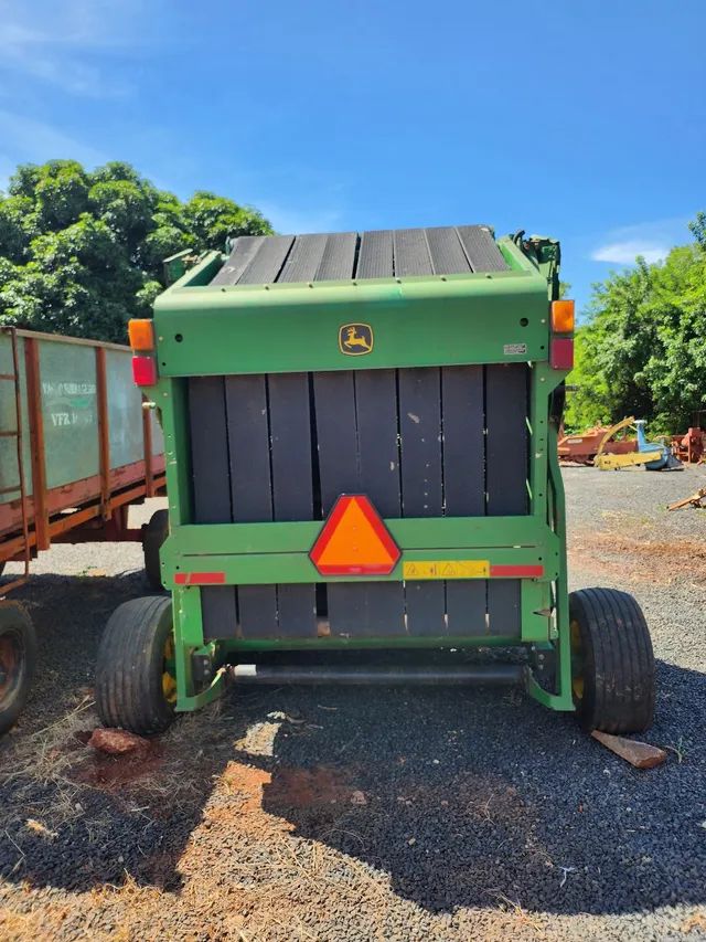 Conjunto de Fenação PRÉ secado  Enfardadeira de ROLO John Deere, Ancinho e enleirador 1