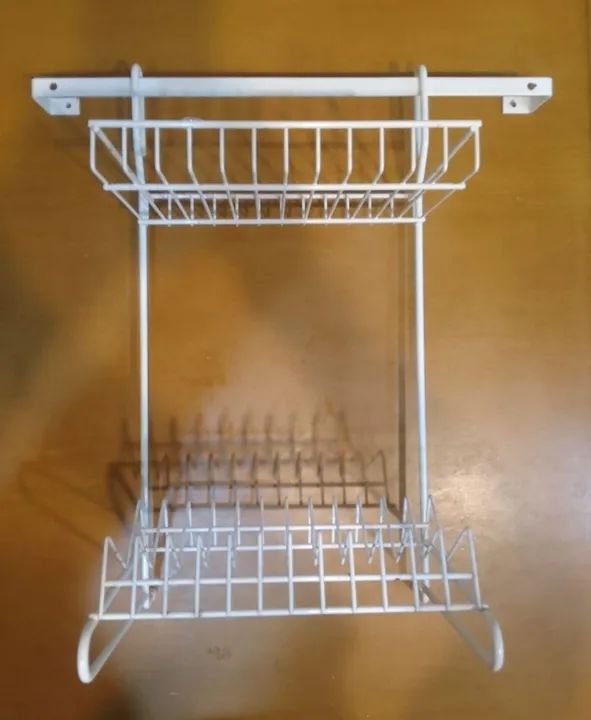 Kit De Organização Cozinha Pia 3 Peças Aramadas E Barras
