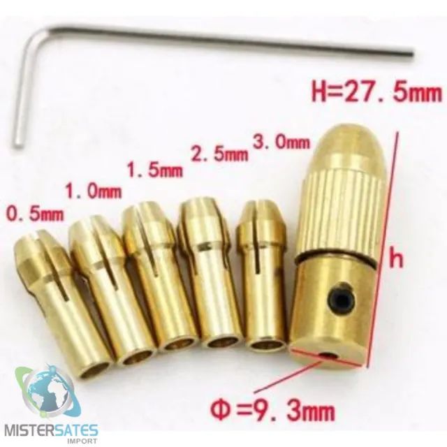 Kit Mini Mandril Com 8 Peças Retifica - COD 227 - Foto 5