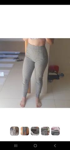 Calça xadrez zara