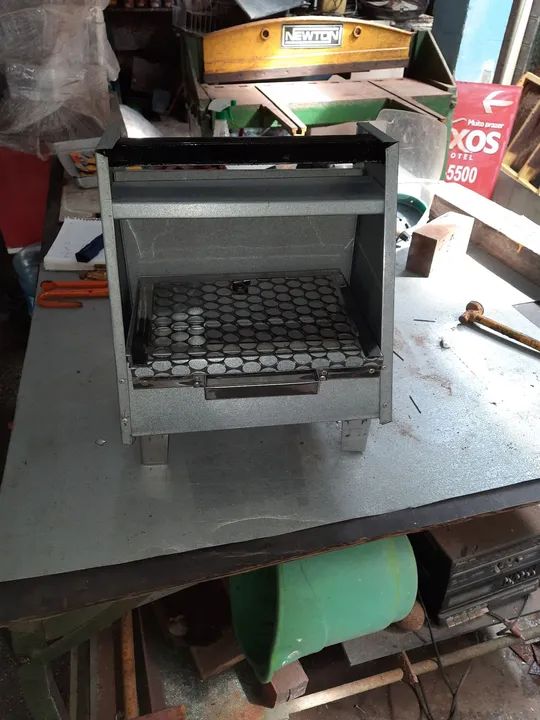 MINE CHURRASQUEIRA SUPER ECONÔMICA  " EM CHAPA GALVANIZADA  "  - Foto 2