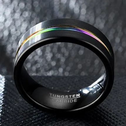 anel de carboneto de tungstênio - Foto 3