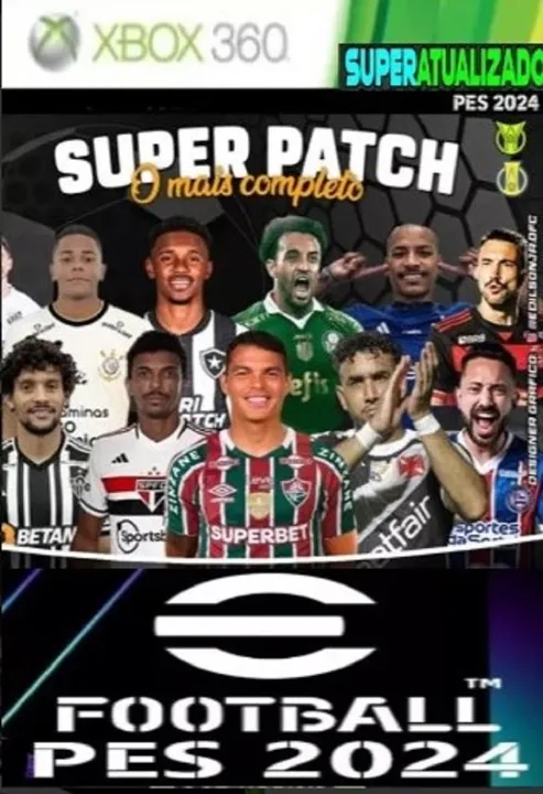 Super Pes Brazukas Brasileirão 2024 XBOX 360 Midia Fisica