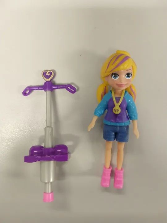 Boneca Polly Pocket com Pula-pula - Foto 2