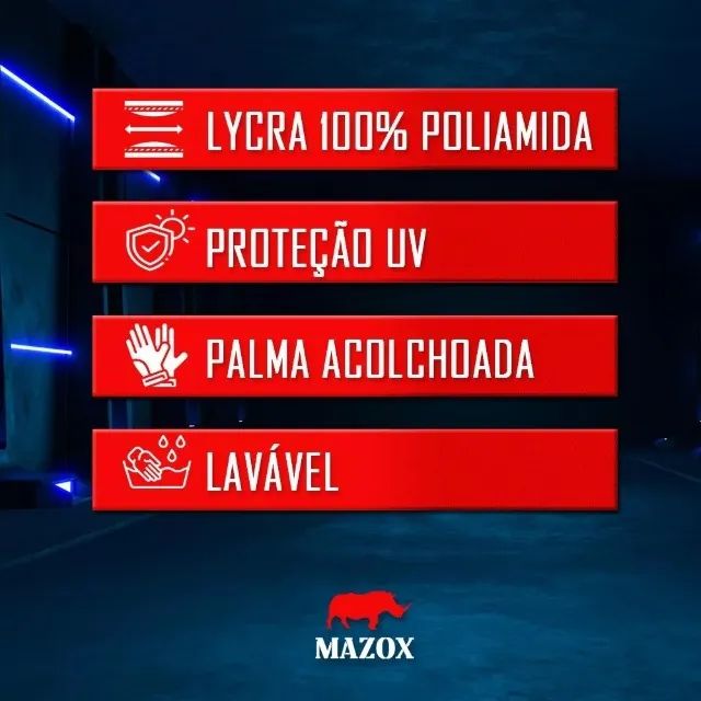 Luvas academia Ciclismo Unisex Bike Proteção Uv Neoprene Original - Foto 4