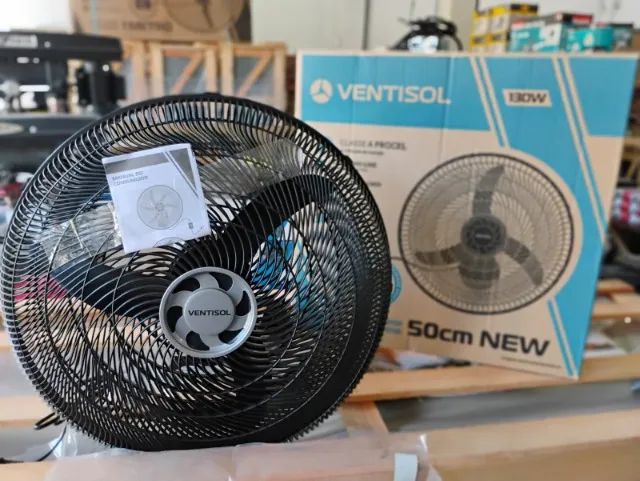Ventilador de Parede 50Cm 127V Novos New Ventiso
